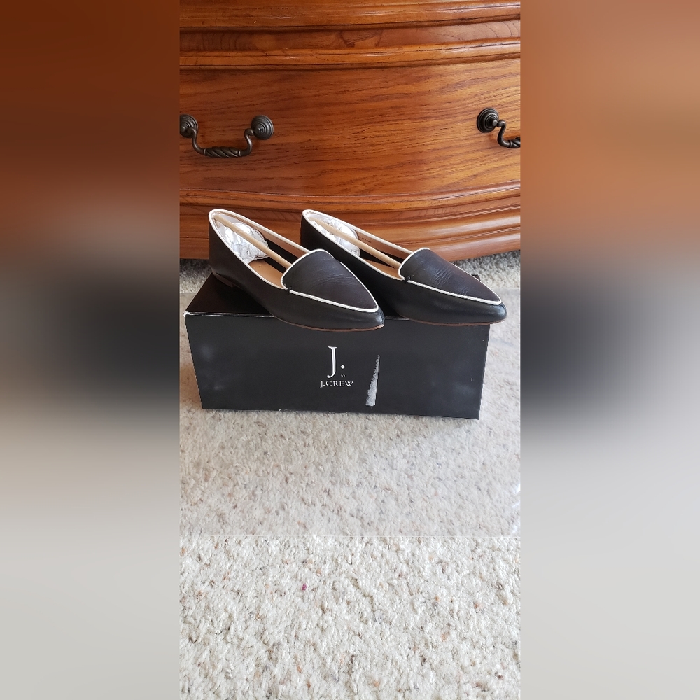 J Crew Factory Leather Loafers Size 7